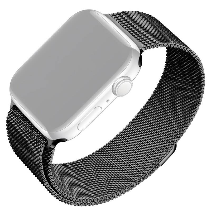 Obrázok FIXED Mesh Strap na Apple Watch 42/44/45mm (FIXMEST-434-BK) čierny