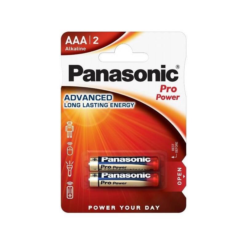 Batéria alkalická Panasonic Pre Power AAA, LR03, blister 2ks (LR03PPG/2BP)