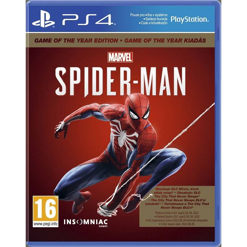 Hra Sony PlayStation 4 Marvel&#039;s Spider-Man GOTY (PS719958208)