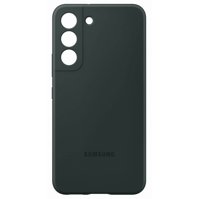 Kryt na mobil Samsung Silicone Cover na Galaxy S22 (EF-PS901TGEGWW) zelený