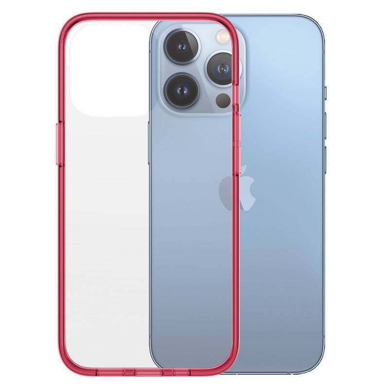 Obrázok PanzerGlass ClearCaseColor na Apple iPhone 13 Pro (0340) červený/priehľadný