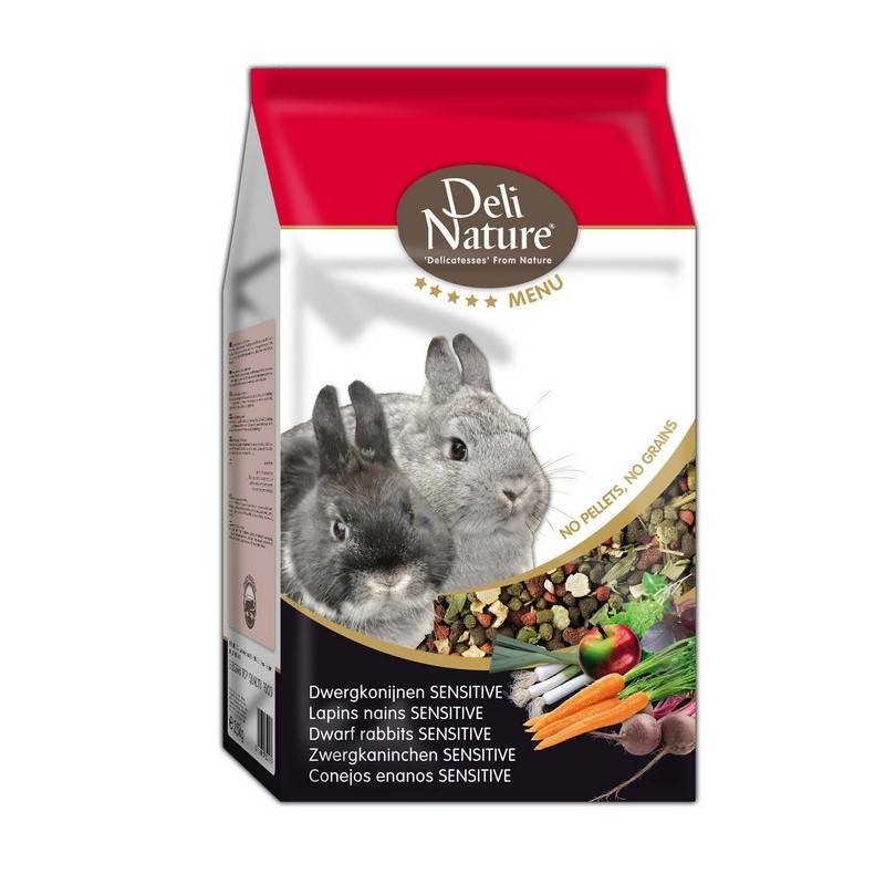 Obrázok Deli Nature 5 Menu DWARF RABBITS SENSITIVE Zakrslý králík 2,5 kg