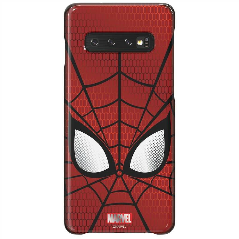 Kryt na mobil Samsung Spider-Man na Galaxy S10 (GP-G973HIFGKWD) červený