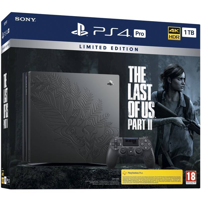 Obrázok Sony PlayStation 4 Pro 1 TB + The Last of Us: Part II (PS719379300) čierna