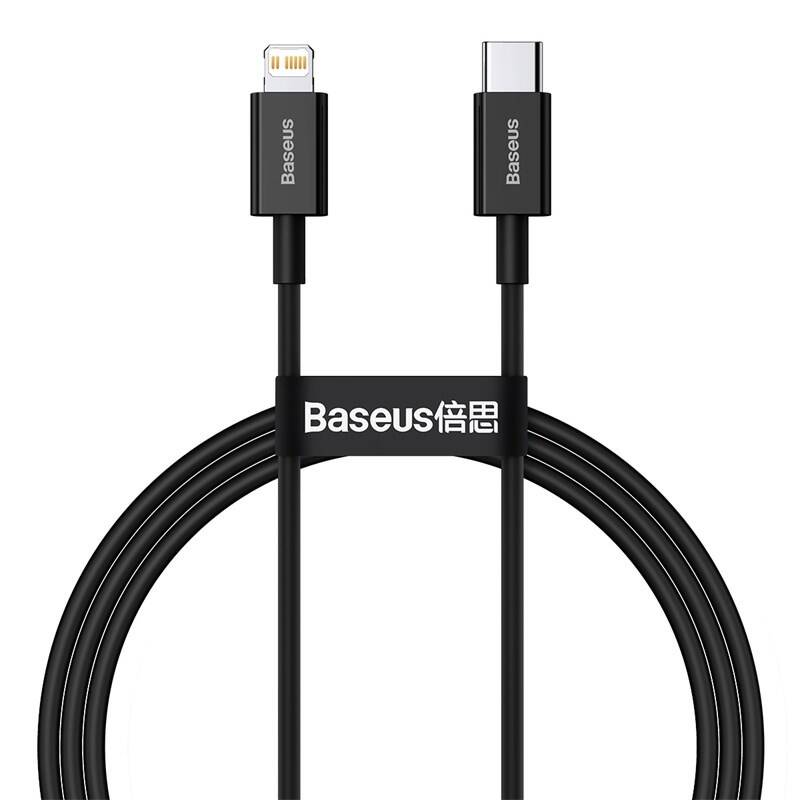 Kábel Baseus Superior Series USB-C/Lightning 20W 1m (CATLYS-A01) čierny