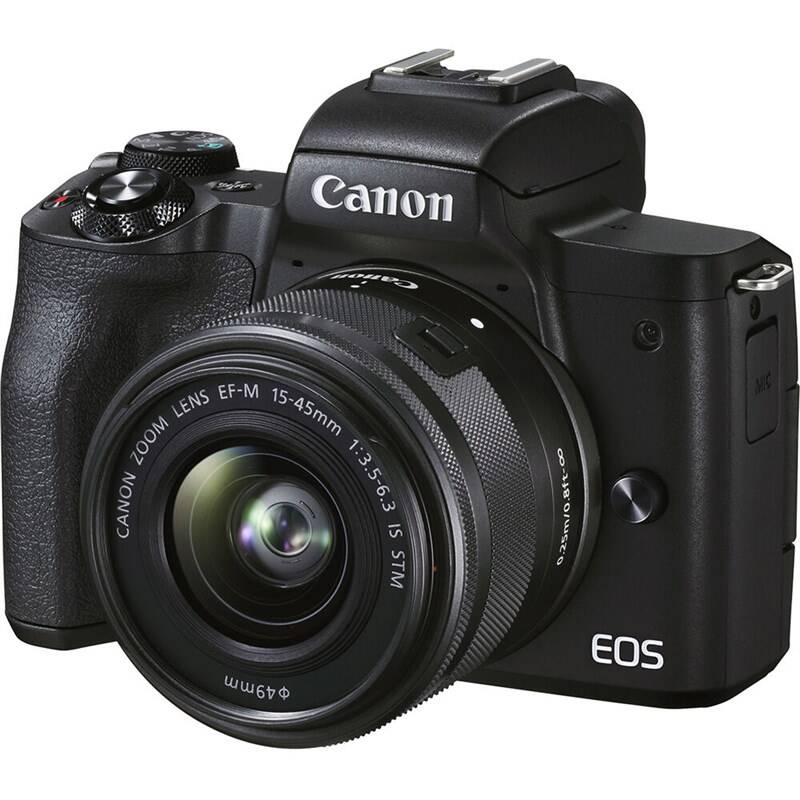 Digitálny fotoaparát Canon EOS M50 Mark II Premium Live Stream KIT (4728C037) čierny