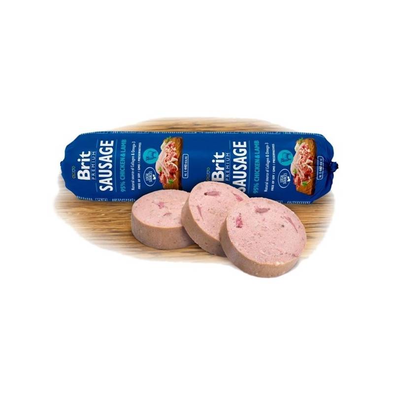 Obrázok Brit Sausage Chicken & Lamb 800g New