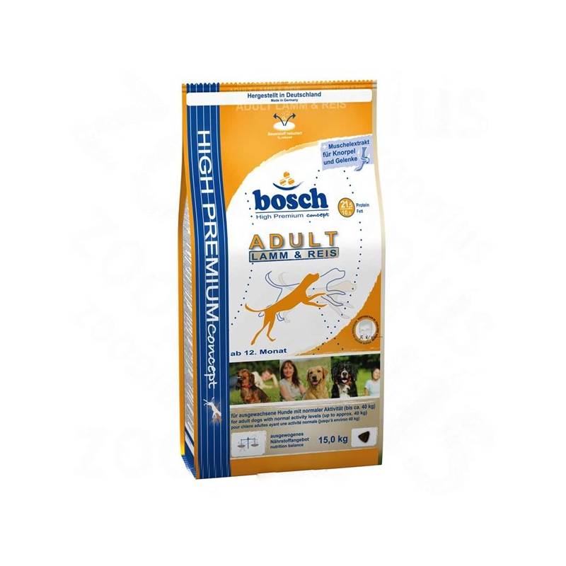 Obrázok Granule Bosch Dog Adult Lamb&Rice 15kg 27216