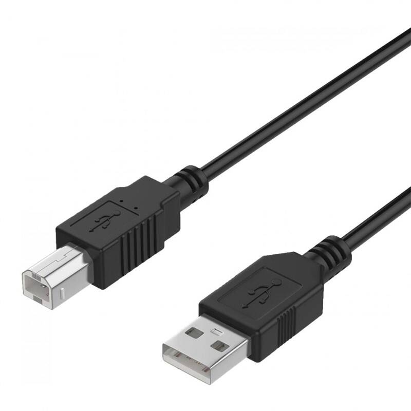 Kábel WG USB/USB-B, 3m (9688) čierny
