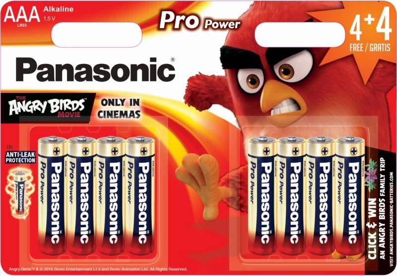 Obrázok PANASONIC PRO POWER AAA 4+4F 1,5V 8KS