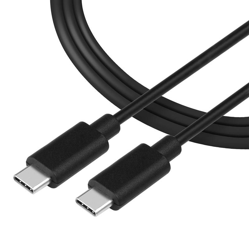 Kábel Tactical Smooth Thread USB-C/USB-C, 0,3 m čierny