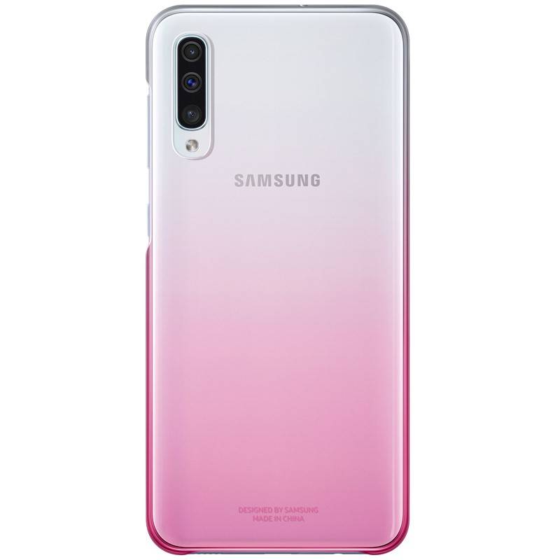 Kryt na mobil Samsung Gradation Cover na Galaxy A50 (EF-AA505CPEGWW) ružový