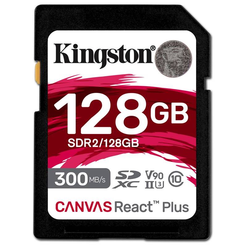 Obrázok Kingston SDXC 128GB Canvas React Plus (SDR2/128GB)