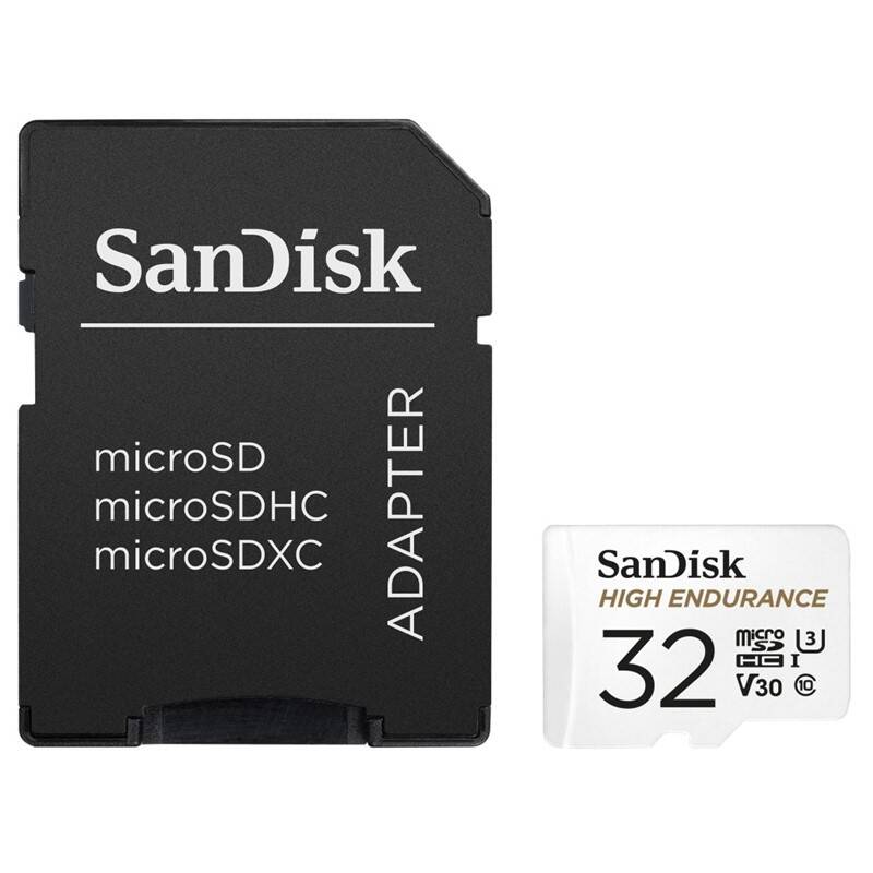 Pamäťová karta SanDisk microSDHC High Endurance Video 32 GB + adaptér (SDSQQNR-032G-GN6IA)