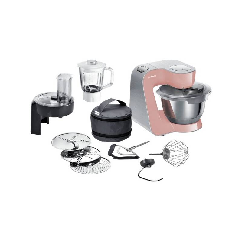 Kuchynský robot Bosch CreationLine Premium MUM58NP60 ružový