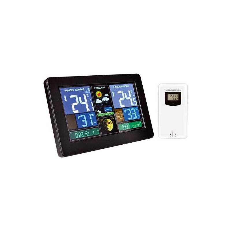 Obrázok Solight Meteostanica s LCD displejom USB nabíjanie čierna SL0627