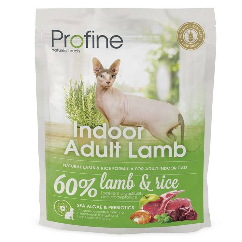 Obrázok Profine NEW Cat Indoor Adult Lamb 0,3 kg 5+1 zadarmo do vypredanie