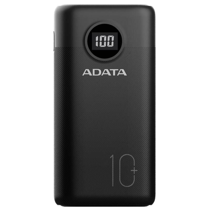 Obrázok ADATA P10000QCD Power Bank 10000mAh černá AP10000QCD-DGT-CBK