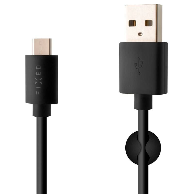 Kábel FIXED USB/USB-C, USB 2.0, 2m (FIXD-UC2M-BK) čierny