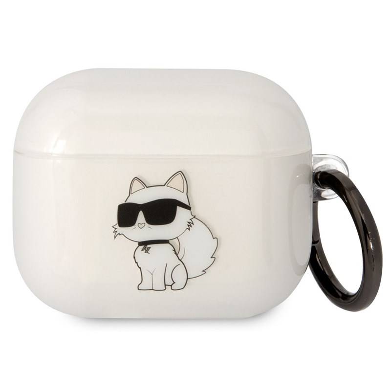 Obrázok Karl Lagerfeld 3D Logo NFT Choupette na Airpods 3 (KLA3HNCHTCT) biele