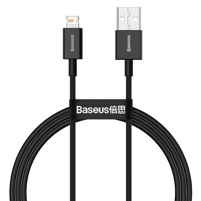 Obrázok Baseus CALYS-A01 Superior Fast Charging Datový Kabel USB to Lightning 2.4A 1m Black