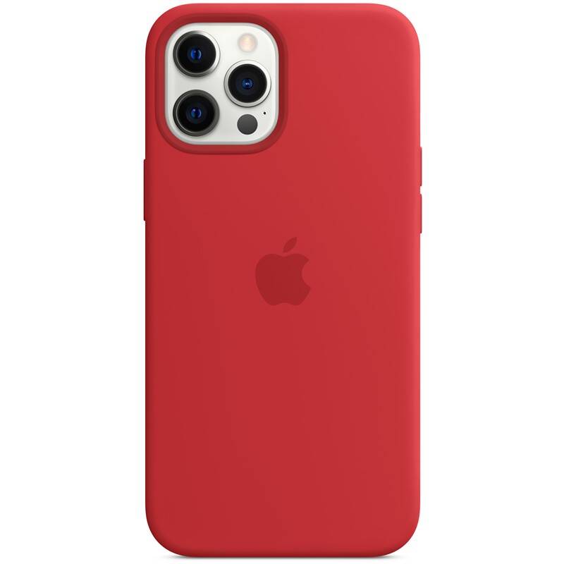 Kryt na mobil Apple Silicone Case s MagSafe pre iPhone 12 Pro Max - (PRODUCT)RED (MHLF3ZM/A)