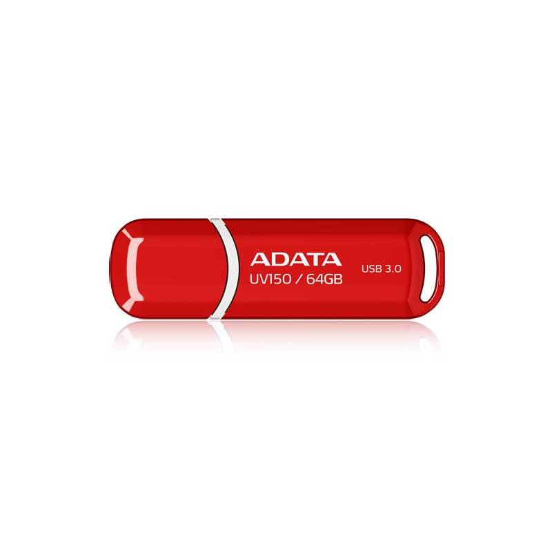USB flash disk ADATA UV150 64GB (AUV150-64G-RRD) červený