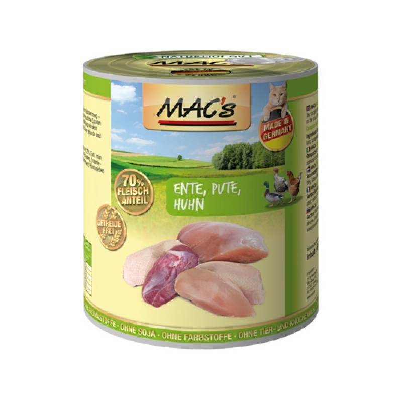 Obrázok MACs Cat Kachna, krůta, kuře 200g