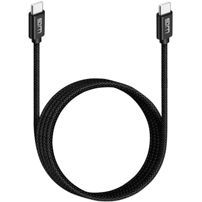 Kábel WG USB-C/USB-C, 3m (8702) čierny