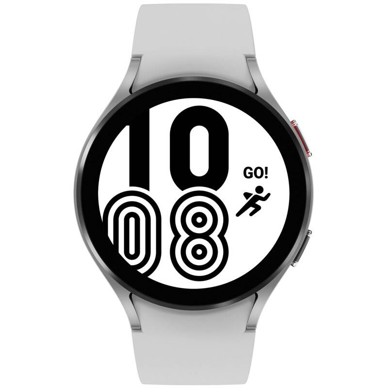Inteligentné hodinky Samsung Galaxy Watch4 44mm LTE (SM-R875FZSAEUE) strieborné