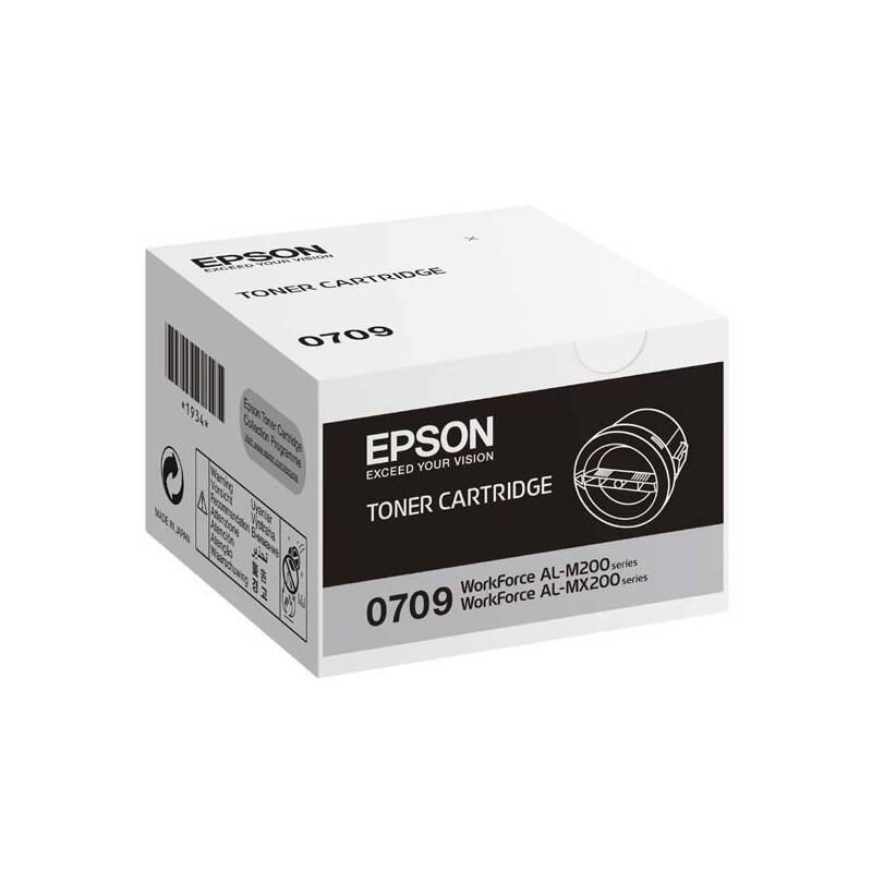 Toner Epson 0709, 2500 stran, pro AL-M200/MX200 (C13S050709) čierny