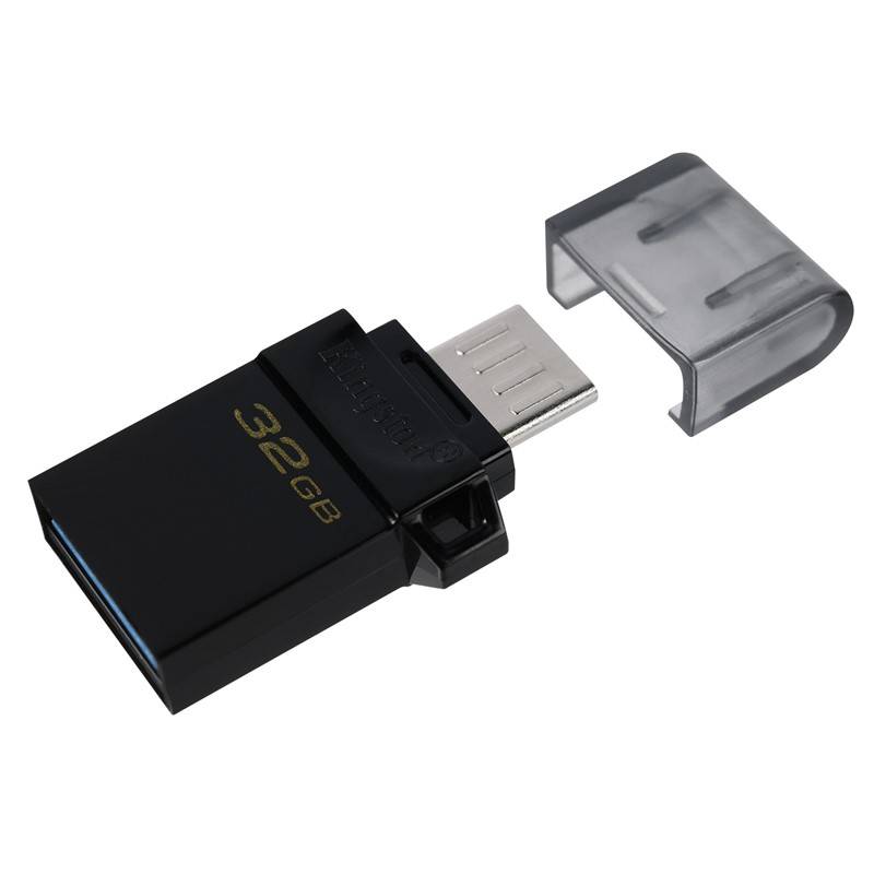 USB flash disk Kingston DataTraveler microDuo3 Gen2 32GB (DTDUO3G2/32GB) čierny