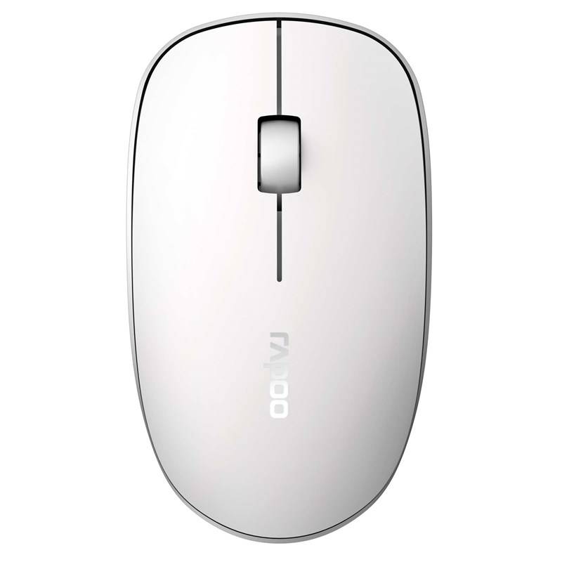 Obrázok RAPOO myš M200 Silent Multi-Mode Wireless Mouse, White 6940056181053