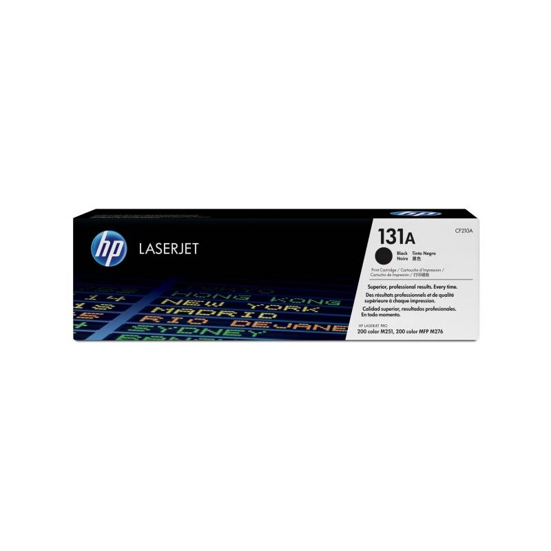 Obrázok Hewlett-Packard HP originál toner CF210A, black, 1600str., 131A, HP LaserJet Pro 200 M276n, M276nw,, 600g