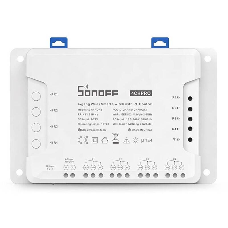 Obrázok Smart switch SONOFF 4CHPROR3 +RF433, 100-240V