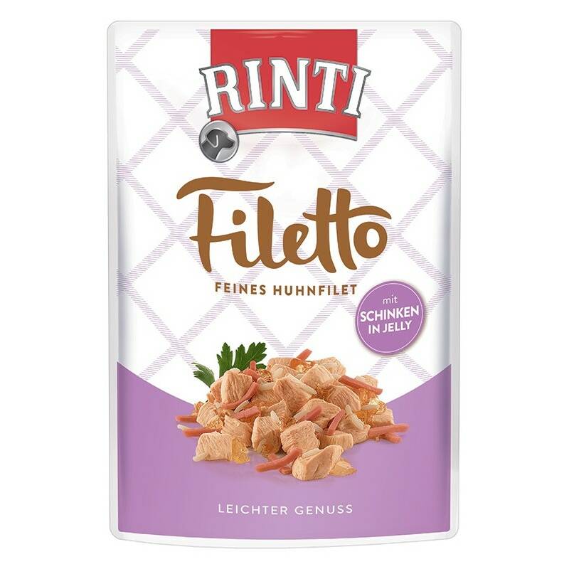 Obrázok Rinti FILETTO kuře + šunka v zelenině 100 g