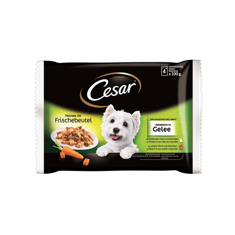 Obrázok CESAR Selektion v želé 4pack 400g