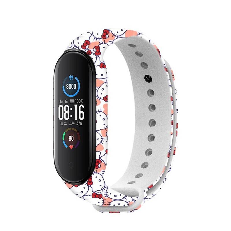 Obrázok RhinoTech na Xiaomi Mi Band 5 - motiv kočička RTACC077