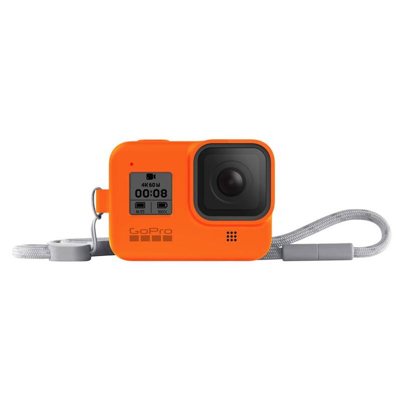 Obrázok GoPro Sleeve + Lanyard (HERO8 Black) - oranžový (AJSST-004)