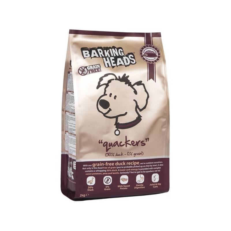 Obrázok BARKING HEADS Quackers GRAIN FREE 12kg