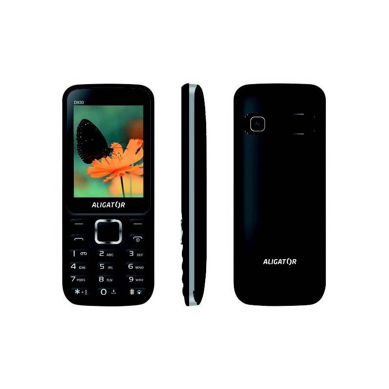  Mobilný telefón Aligator D930 Dual SIM (AD930BS) čierny/strieborný 