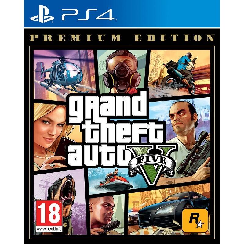 Hra RockStar PlayStation 4 Grand Theft Auto V - Premium Edition (5026555424264)