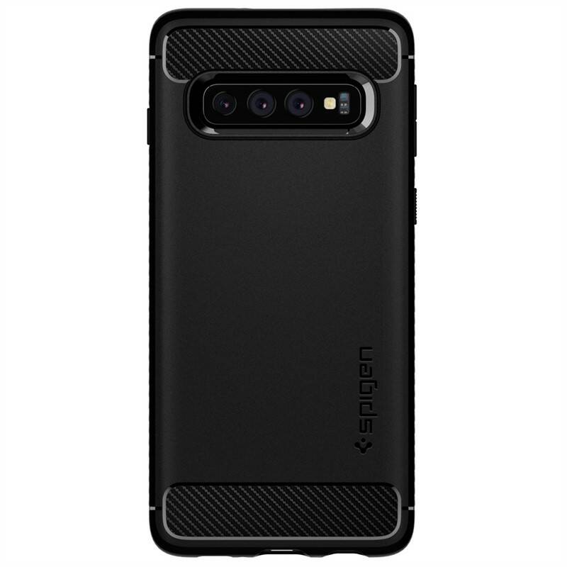 Obrázok Spigen Rugged Armor Black Samsung Galaxy S10+ (606CS25765)