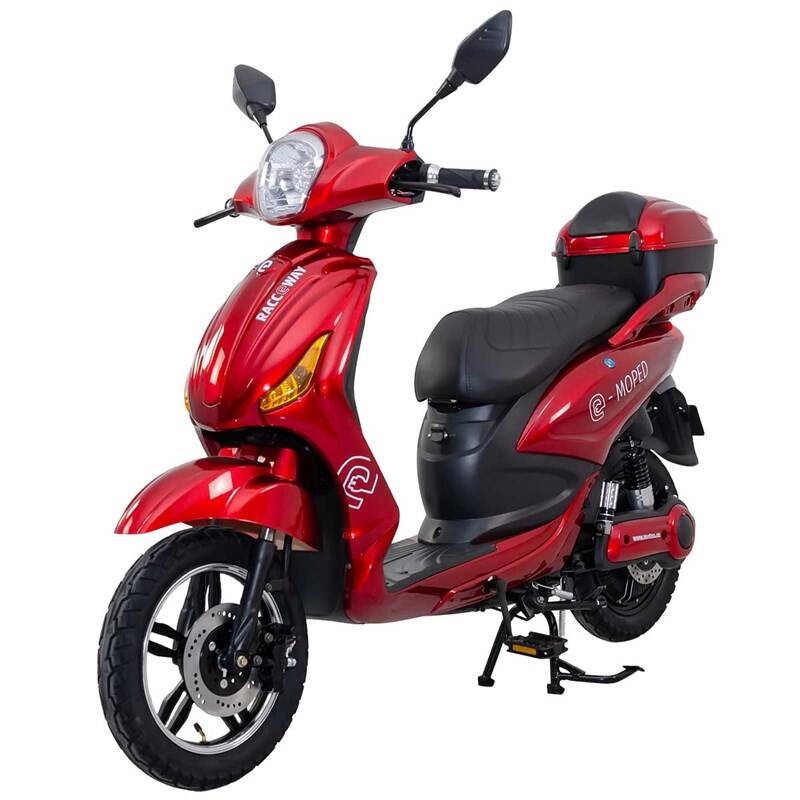 Obrázok Racceway E-Moped 12AH červený-lesklý