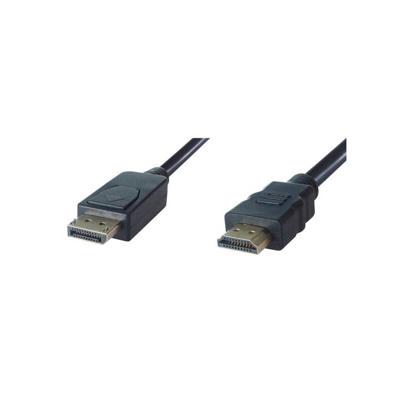 Kábel AQ DisplayPort/HDMI, 2 m (xaqcv19020) čierny