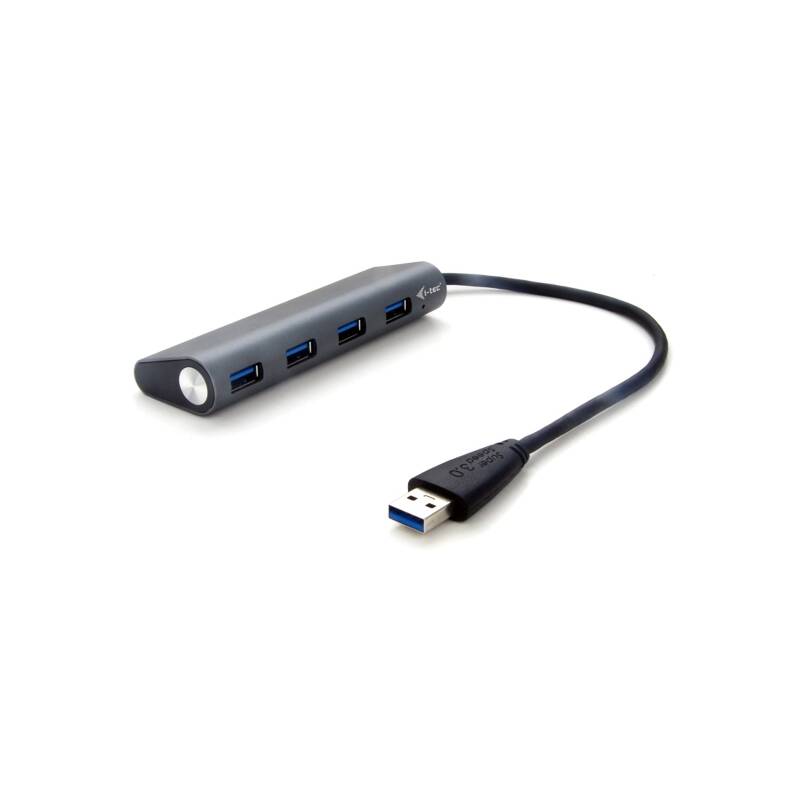 USB Hub i-tec USB 3.0 / 4x USB 3.0 (U3HUB448) čierny