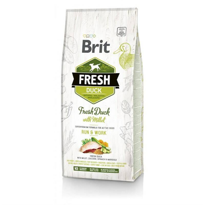 Obrázok Brit Dog Fresh Duck & Millet Active Run & Work 12kg