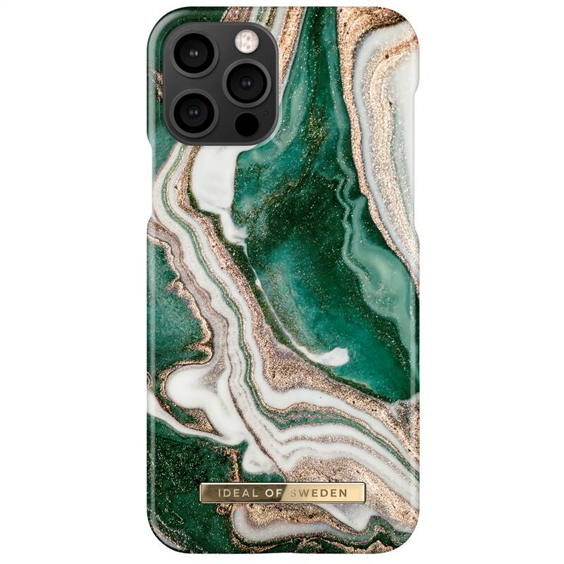 Obrázok iDeal Of Sweden Fashion na Apple iPhone 12/12 Pro - Golden Jade Marble (IDFCAW18-I2061-98)