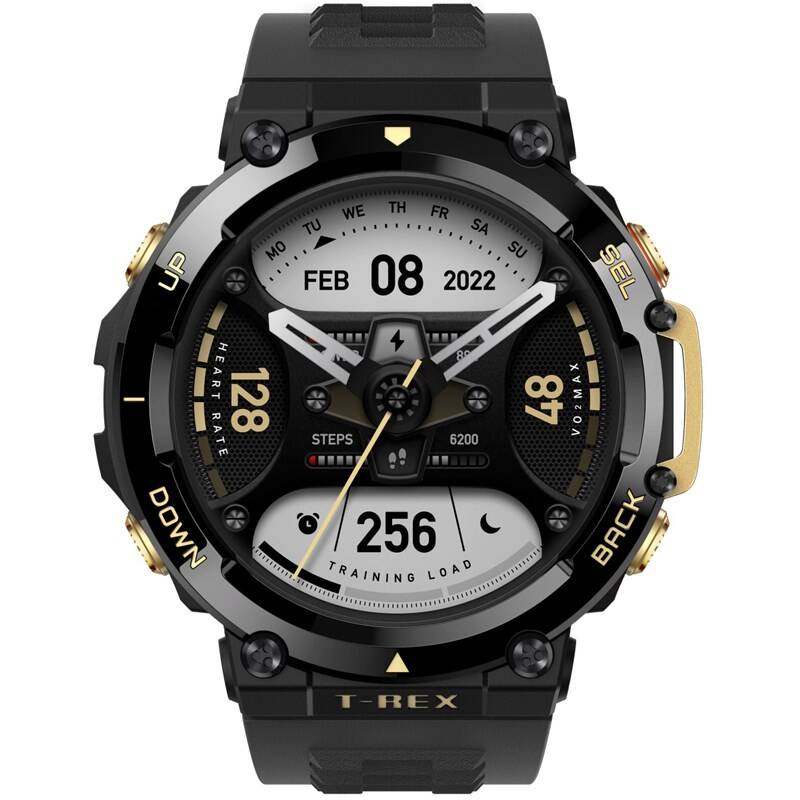 Obrázok Amazfit T-Rex 2 - Astro Black & Gold (6737)