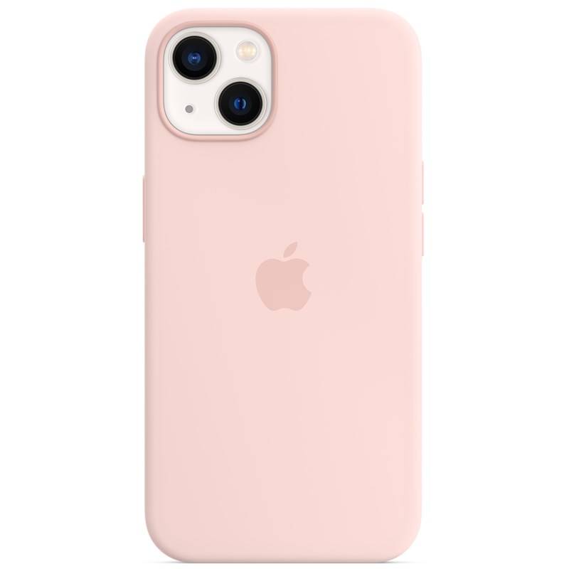 Kryt na mobil Apple Silicone Case s MagSafe pre iPhone 13 – kriedovo ružový (MM283ZM/A)